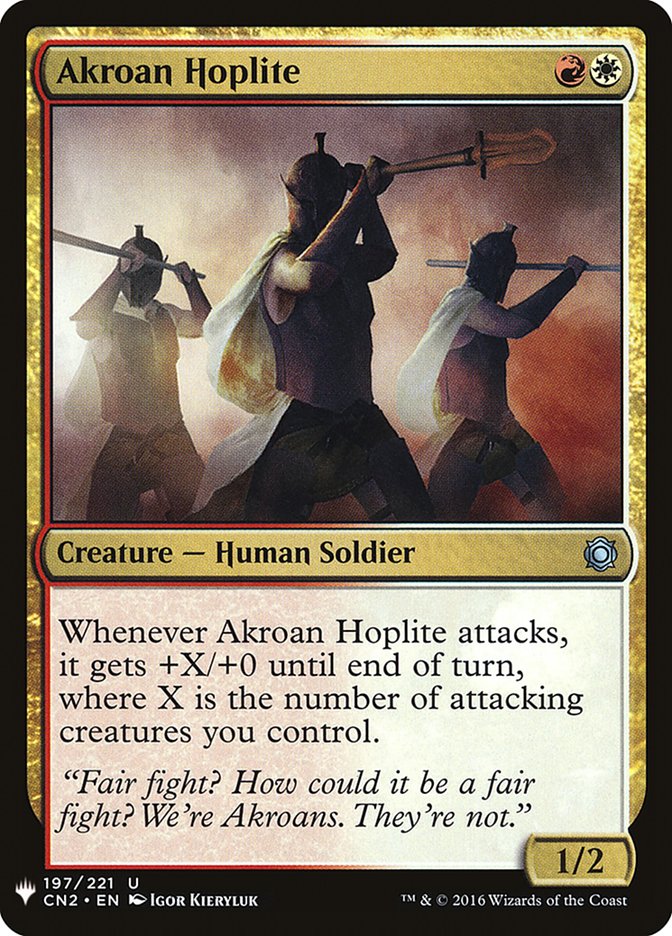 Akroan Hoplite [Mystery Booster] | Rock City Comics