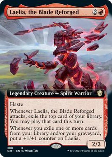 Laelia, the Blade Reforged (Extended Art) [Commander 2021] | Rock City Comics