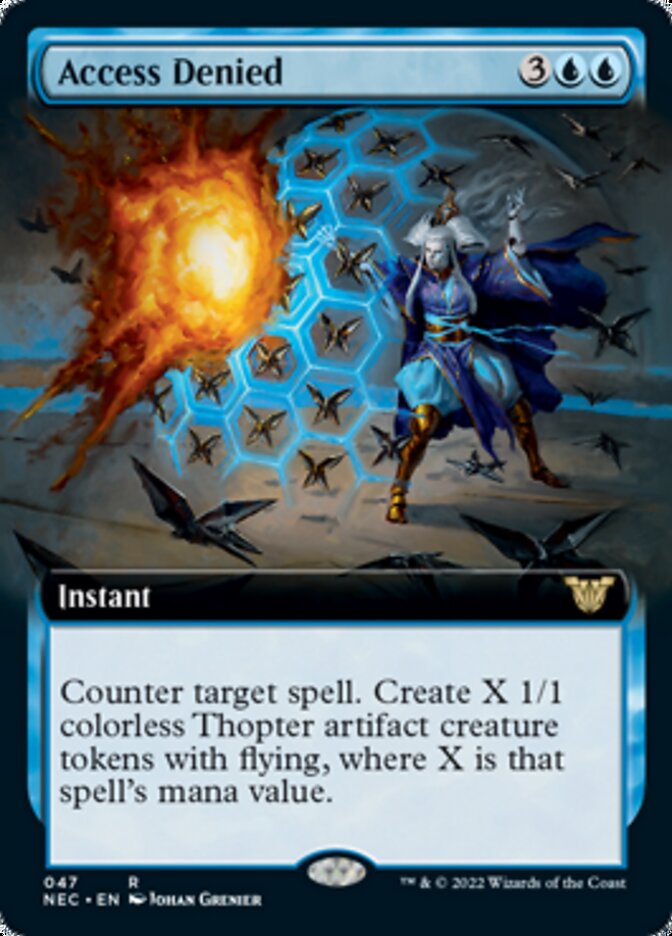 Access Denied (Extended Art) [Kamigawa: Neon Dynasty Commander] | Rock City Comics