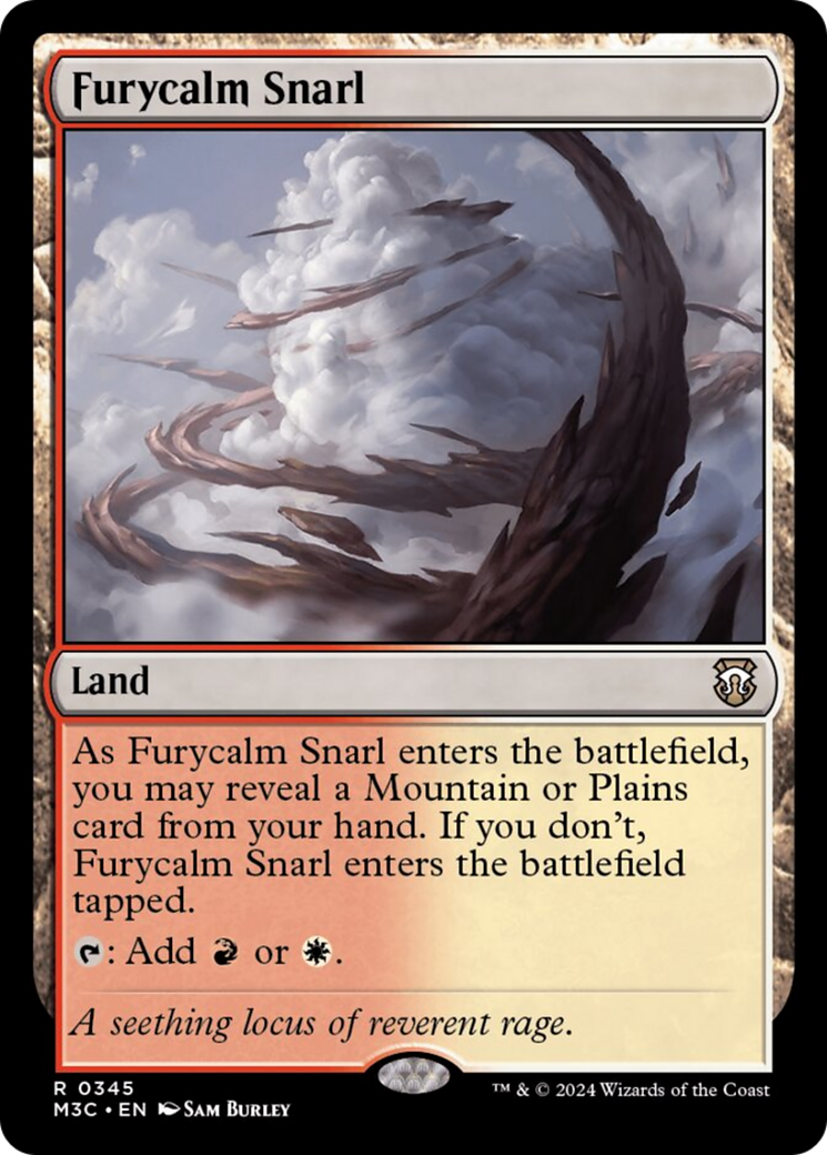 Furycalm Snarl (Ripple Foil) [Modern Horizons 3 Commander] | Rock City Comics