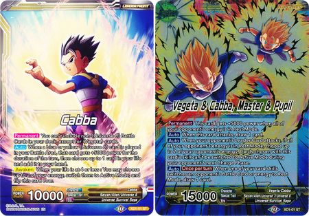 Cabba // Vegeta & Cabba, Master & Pupil (XD1-01) [Assault of the Saiyans] | Rock City Comics