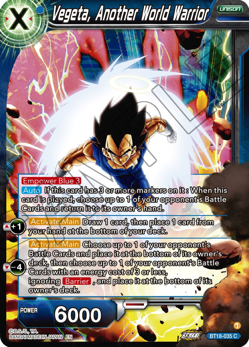 Vegeta, Another World Warrior (BT18-035) [Dawn of the Z-Legends] | Rock City Comics