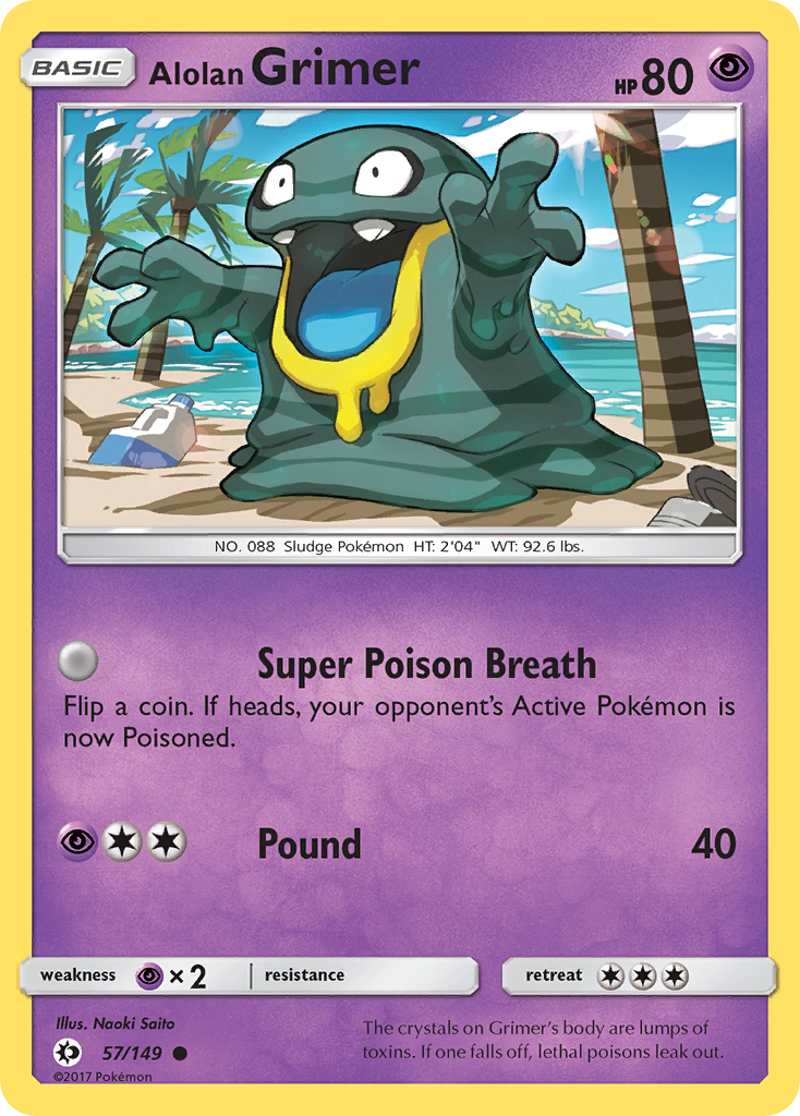 Alolan Grimer (57/149) [Sun & Moon: Base Set] | Rock City Comics