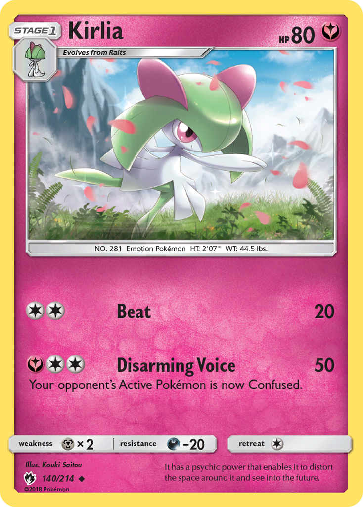 Kirlia (140/214) [Sun & Moon: Lost Thunder] | Rock City Comics