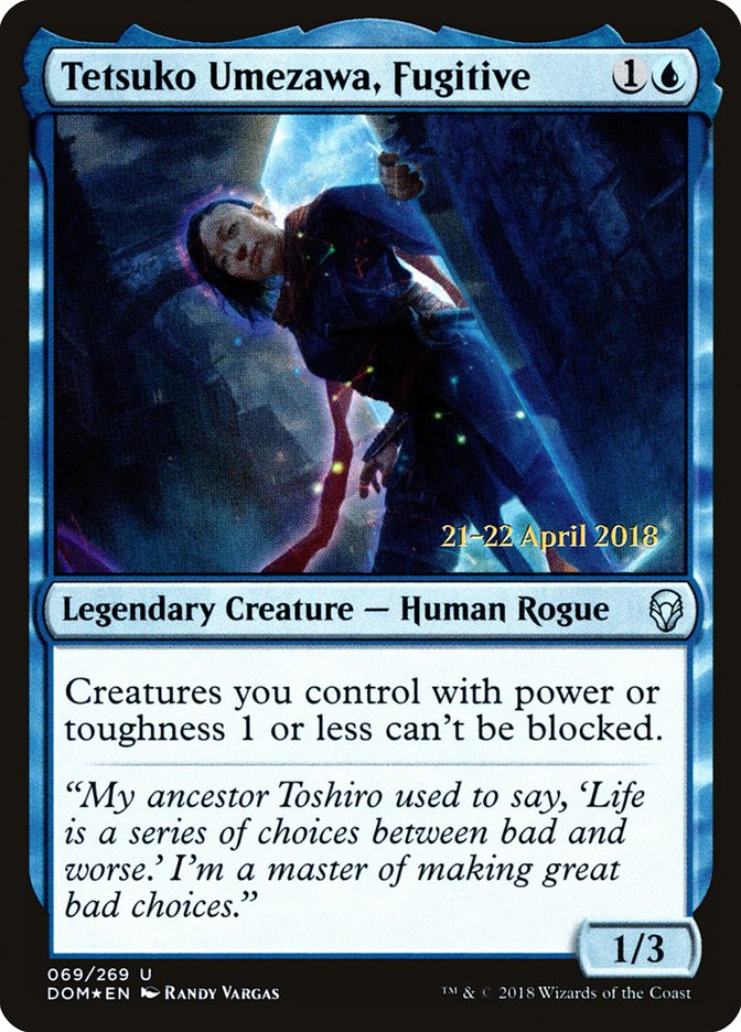 Tetsuko Umezawa, Fugitive [Dominaria Prerelease Promos] | Rock City Comics