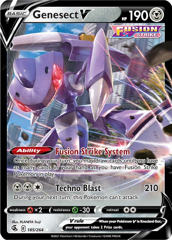 Genesect V (185/264) [Sword & Shield: Fusion Strike] | Rock City Comics