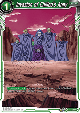 Invasion of Chilled's Army (Common) (BT13-083) [Supreme Rivalry] | Rock City Comics