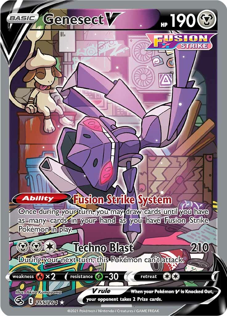 Genesect V (255/264) [Sword & Shield: Fusion Strike] | Rock City Comics