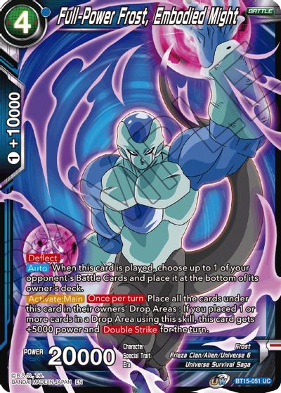 Full-Power Frost, Embodied Might (BT15-051) [Saiyan Showdown] | Rock City Comics