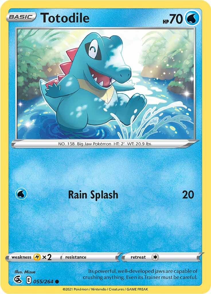 Totodile (055/264) [Sword & Shield: Fusion Strike] | Rock City Comics