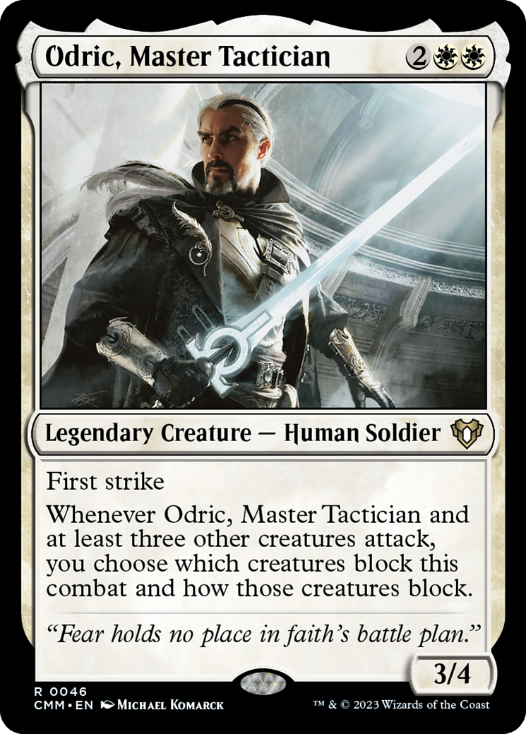 Odric, Master Tactician [Commander Masters] | Rock City Comics