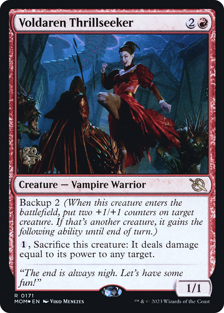 Voldaren Thrillseeker [March of the Machine Prerelease Promos] | Rock City Comics