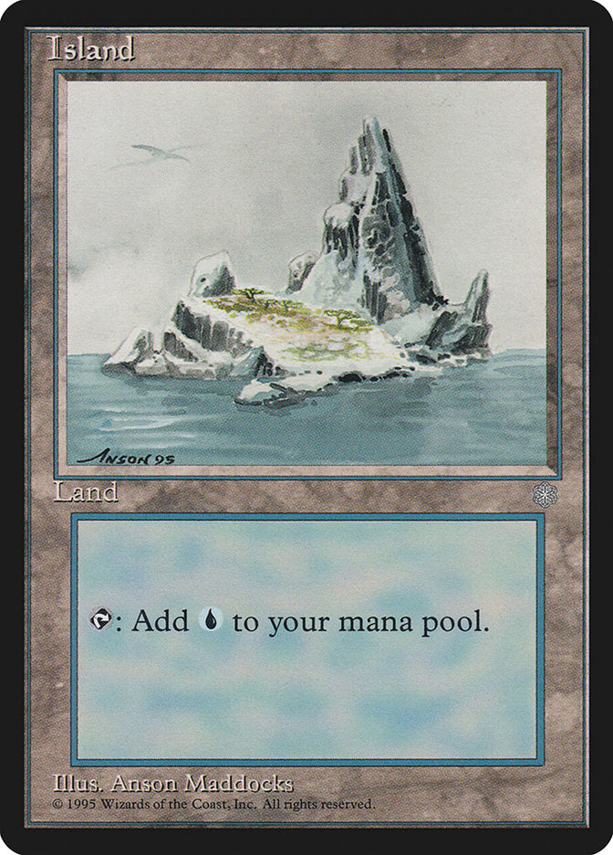 Island (Bird in Top Left / Signature on Left) [Ice Age] | Rock City Comics