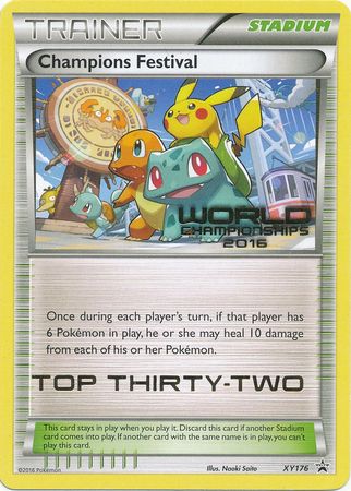 Champions Festival 2016 Top Thirty Two (XY176) [XY: Black Star Promos] | Rock City Comics