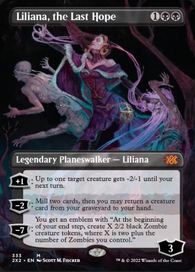 Liliana, the Last Hope (Borderless) [Double Masters 2022] | Rock City Comics