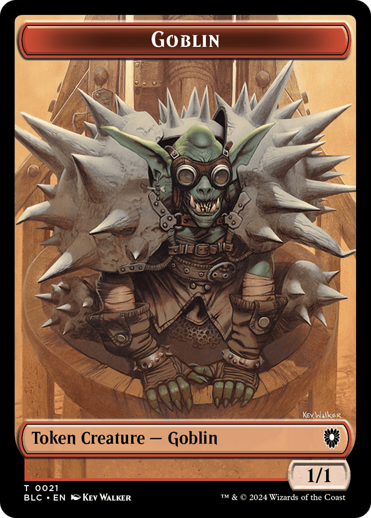 Illusion // Goblin Double-Sided Token [Bloomburrow Commander Tokens] | Rock City Comics