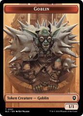 Illusion // Goblin Double-Sided Token [Bloomburrow Commander Tokens] | Rock City Comics