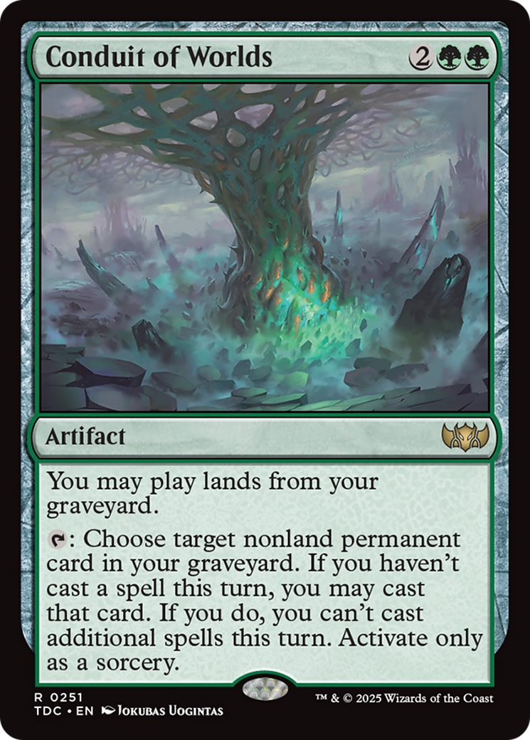 Conduit of Worlds [Tarkir: Dragonstorm Commander] | Rock City Comics