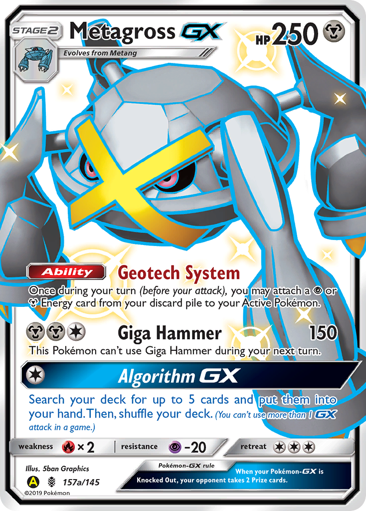 Metagross GX (157a/145) [Alternate Art Promos] | Rock City Comics