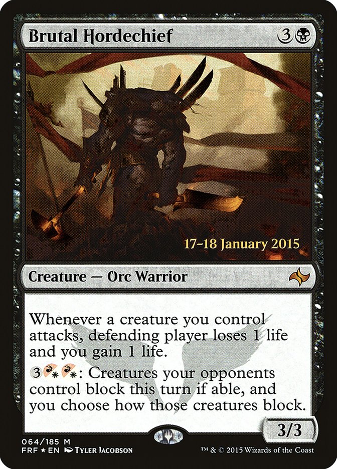Brutal Hordechief [Fate Reforged Prerelease Promos] | Rock City Comics