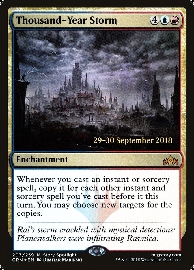 Thousand-Year Storm [Guilds of Ravnica Prerelease Promos] | Rock City Comics