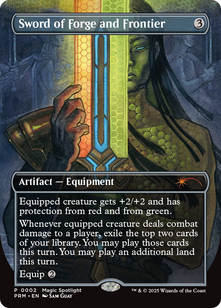 Sword of Forge and Frontier (Borderless) [Wizards Play Network 2025] | Rock City Comics