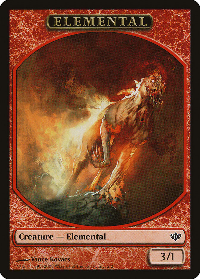 Elemental Token [Conflux Tokens] | Rock City Comics