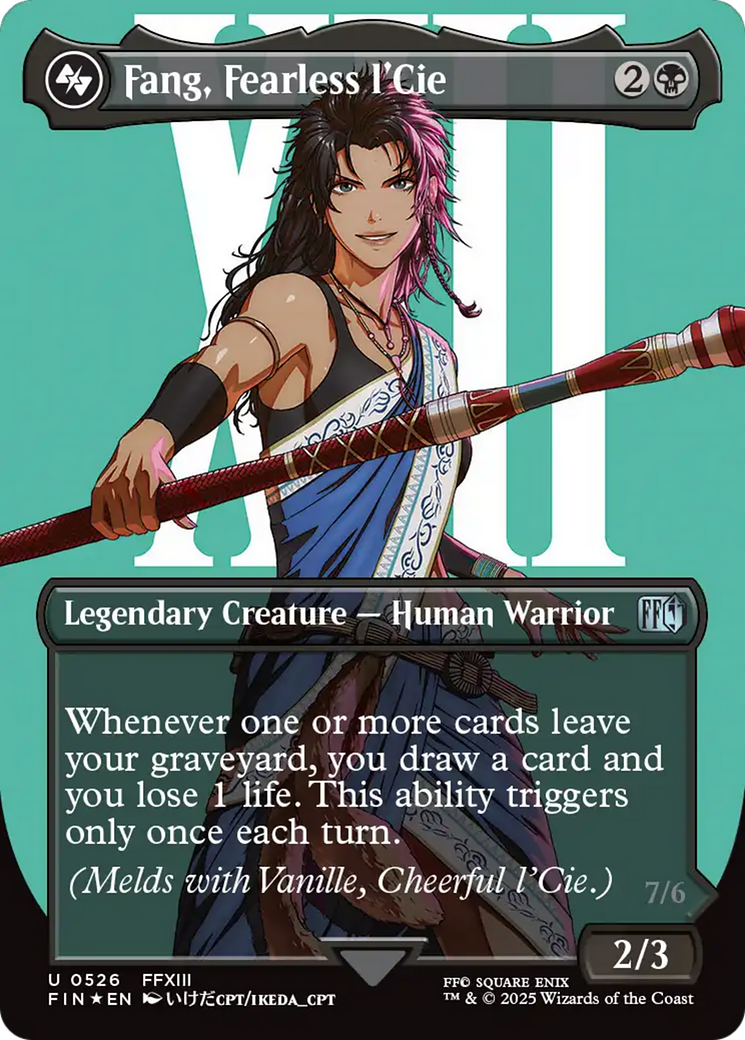 Fang, Fearless l'Cie (Borderless) (Surge Foil) [FINAL FANTASY] | Rock City Comics