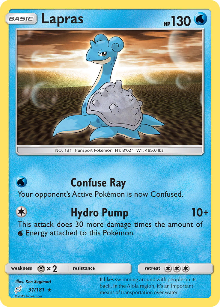 Lapras (31/181) [Sun & Moon: Team Up] | Rock City Comics