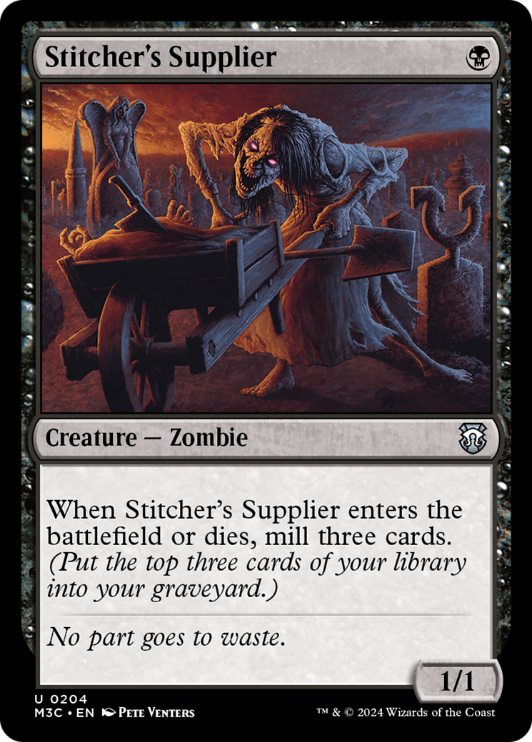 Stitcher's Supplier (Ripple Foil) [Modern Horizons 3 Commander] | Rock City Comics