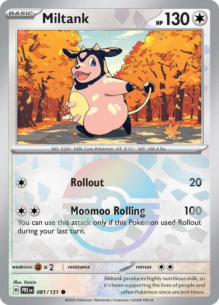 Miltank (081/131) (Poke Ball Pattern) [Scarlet & Violet: Prismatic Evolutions] | Rock City Comics