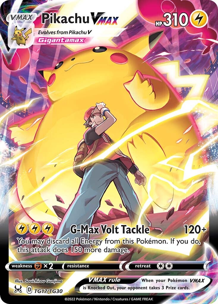 Pikachu VMAX (TG17/TG30) [Sword & Shield: Lost Origin] | Rock City Comics