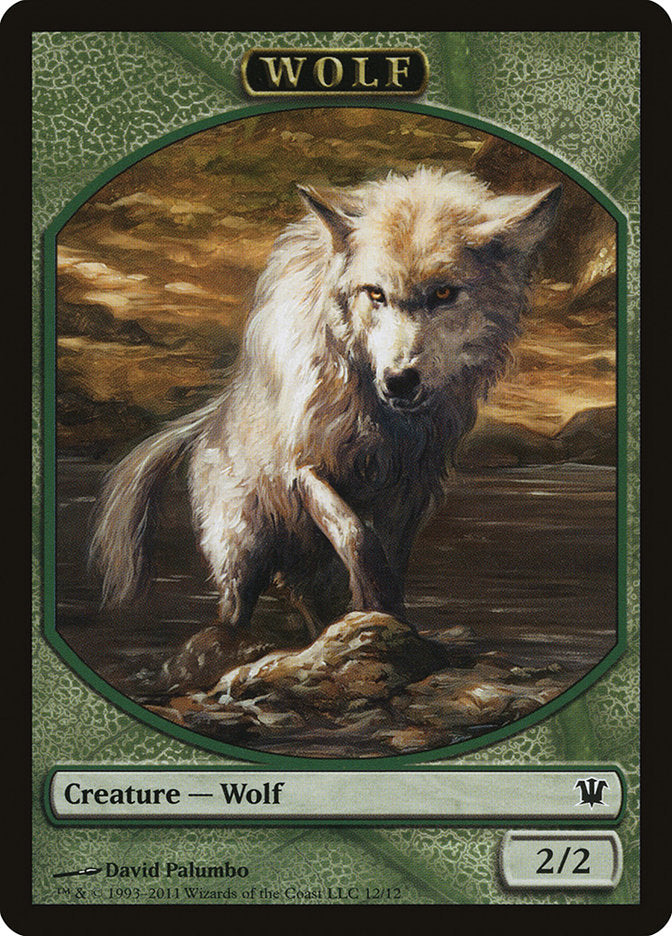 Wolf Token (12/12) [Innistrad Tokens] | Rock City Comics