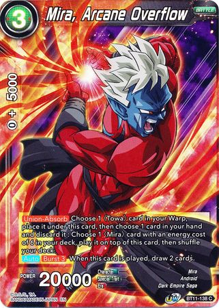 Mira, Arcane Overflow (BT11-138) [Vermilion Bloodline 2nd Edition] | Rock City Comics