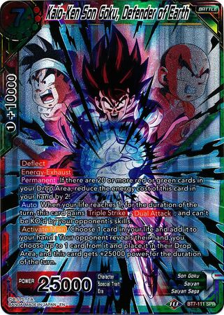 Kaio-Ken Son Goku, Defender of Earth (SPR) (BT7-111) [Assault of the Saiyans] | Rock City Comics