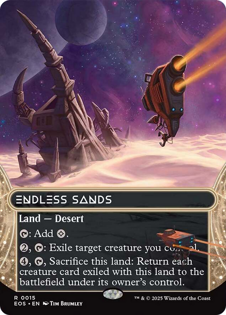 Endless Sands (0015) (Borderless) [Edge of Eternities: Stellar Sights] | Rock City Comics