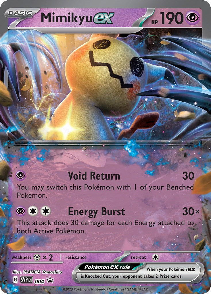 Mimikyu ex (004) (Jumbo Card) [Scarlet & Violet: Black Star Promos] | Rock City Comics