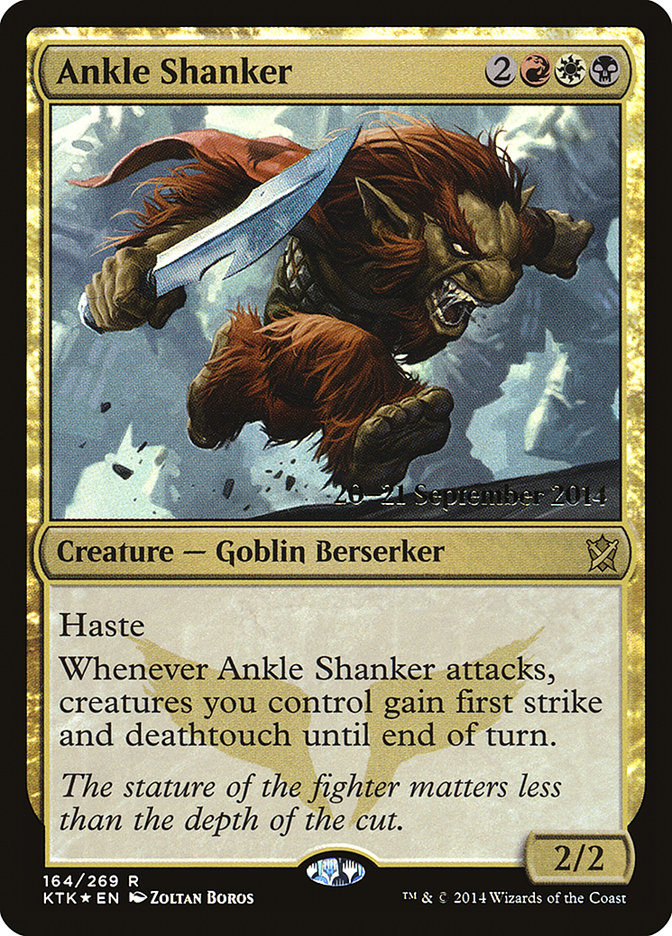 Ankle Shanker [Khans of Tarkir Prerelease Promos] | Rock City Comics