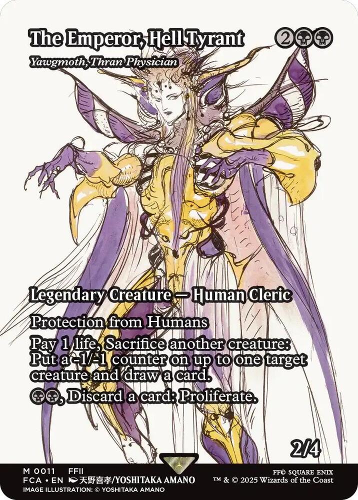 The Emperor, Hell Tyrant - Yawgmoth, Thran Physician (Showcase) [FINAL FANTASY : Through the Ages] | Rock City Comics
