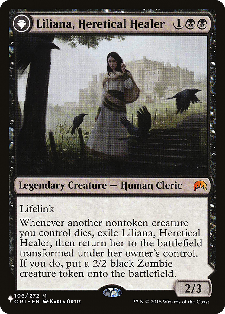 Liliana, Heretical Healer // Liliana, Defiant Necromancer [Secret Lair: From Cute to Brute] | Rock City Comics