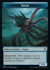 Squid // Copy Double-Sided Token [Commander Legends: Battle for Baldur's Gate Tokens] | Rock City Comics