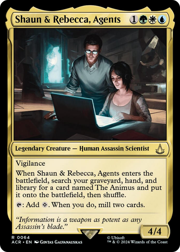 Shaun & Rebecca, Agents [Assassin's Creed] | Rock City Comics