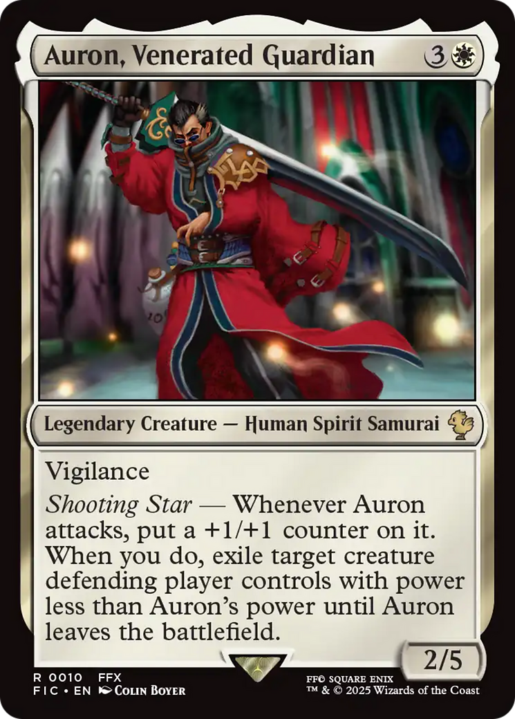 Auron, Venerated Guardian [FINAL FANTASY Commander] | Rock City Comics