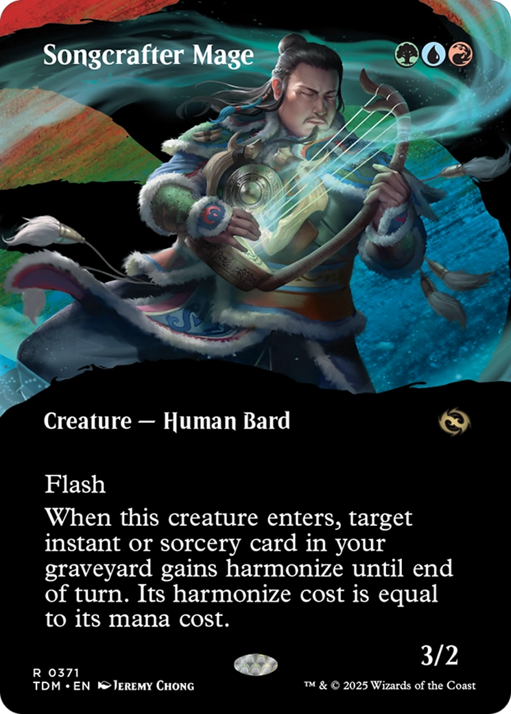 Songcrafter Mage (Borderless) [Tarkir: Dragonstorm] | Rock City Comics