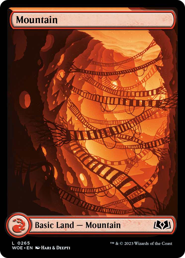 Mountain (265) (Full-Art) [Wilds of Eldraine] | Rock City Comics