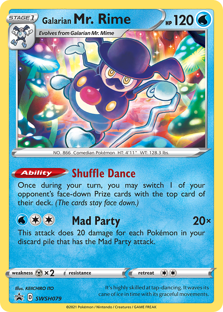 Galarian Mr. Rime (SWSH079) [Sword & Shield: Black Star Promos] | Rock City Comics