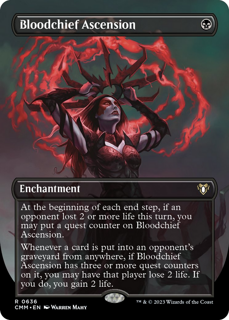 Bloodchief Ascension (Borderless Alternate Art) [Commander Masters] | Rock City Comics