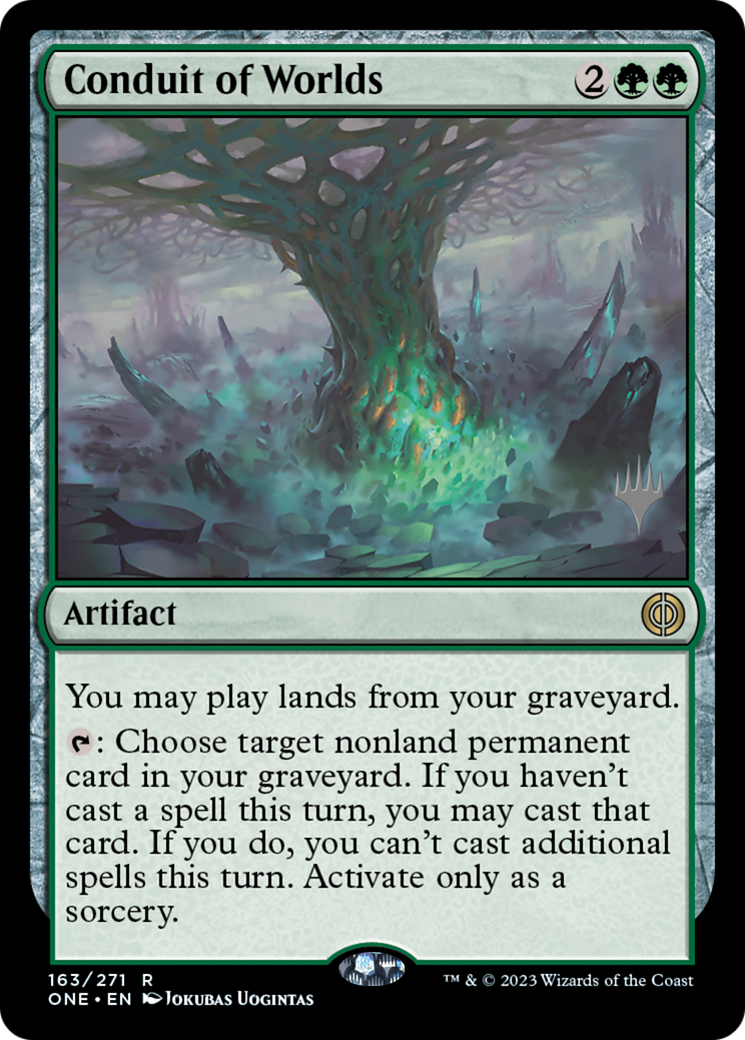 Conduit of Worlds (Promo Pack) [Phyrexia: All Will Be One Promos] | Rock City Comics