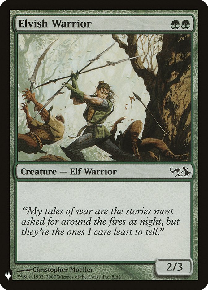 Elvish Warrior [Mystery Booster] | Rock City Comics