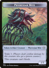 Phyrexian Mite (012) // Cat Double-Sided Token [Phyrexia: All Will Be One Tokens] | Rock City Comics